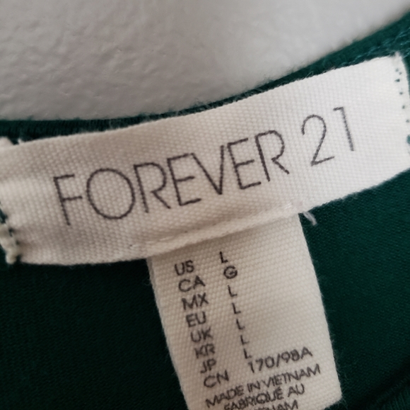 Forever21 Emerald green dress - Picture 3 of 3